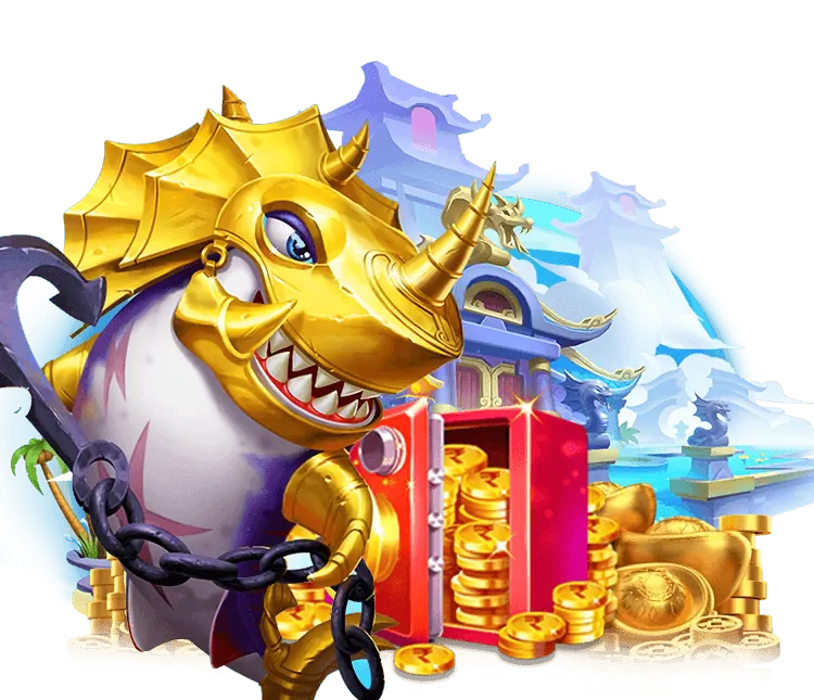 Game Vua Bắn Cá với hình ảnh boss cá lớn và hiệu ứng chiến đấu
